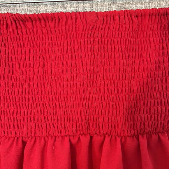 H&M Strapless Peplum Smock Back Top - Picture 8 of 10